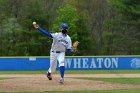 Baseball vs CGA  Wheaton College Baseball vs Coast Guard Academy during game one of the NEWMAC semi-finals playoffs. - (Photo by Keith Nordstrom) : Wheaton, baseball, NEWMAC